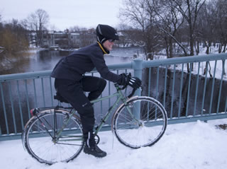 pamela dressed for cold